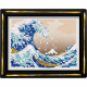 Kit loisir créatif - LANSAY - Collection Sequins - La Grande Vague - Hokusai - Des 14 ans