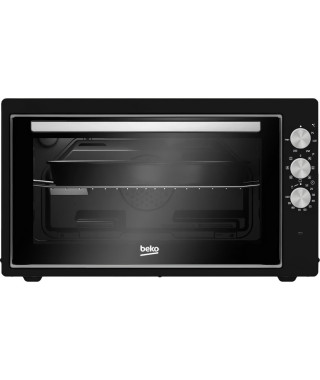 Mini-four - BEKO - BMF50B - 50 L - Multifonction - Chaleur brassée - 7 fonctions - 2400 W - Contre-porte plein verre amovible…