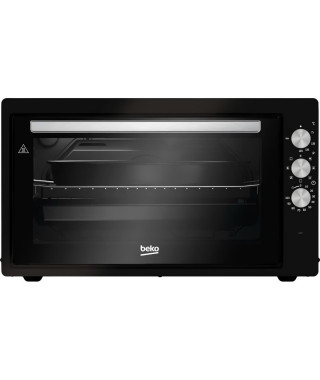 Mini-four - BEKO - BMF50CB - 50 L - Multifonction - Chaleur brassée - Catalyse de fond - 7 fonctions - 2400 W - Noir