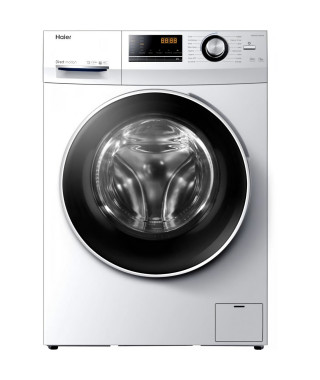 Lave-linge hublot HAIER HW90-B14636N-FR - 9 kg - Moteur Direct Motion - 1400 trs/min - Classe A  - 16 programmes - Blanc