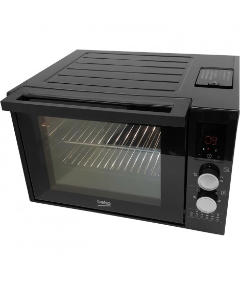 Mini-four - BEKO - BMF30QVB - 30 L - Multifonction - Chaleur brassée - Écran LED - 7 fonctions - Noir