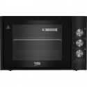 Mini-four - BEKO - BC30B - 30 L - Convection naturelle - 2 vitres - Contre-porte plein verre amovible - 3 fonctions - Noir