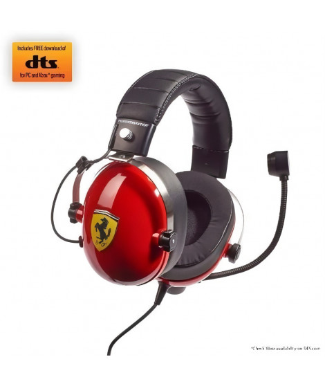 THRUSTMASTER Casque T-Racing Scuderia Ferrari DTS