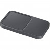 Pad Induction plat DUO Watch Fast Charge - 15W - SAMSUNG - Noir