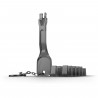 LINDY Verrous de ports RJ45 (10 pieces) avec clé, noir