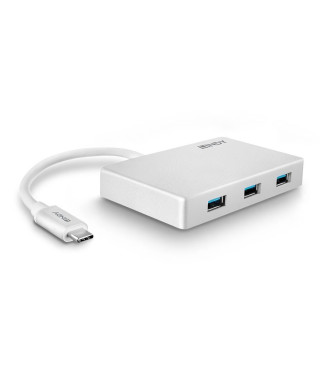 LINDY Hub USB 3.1 type C 3 ports avec Power Delivery