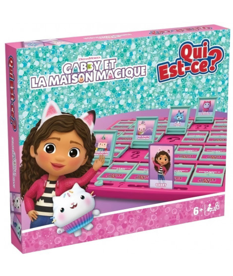 Jeu de société - WINNING MOVES - Qui Est-Ce? Gabby et la Maison Magique - Version Gabby's Dollhouse