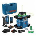 Laser rotatif Bosch Professional GRL 650 CHVG avec batterie, piles, cellule, lunettes, supports, platine, en coffret - 060106…
