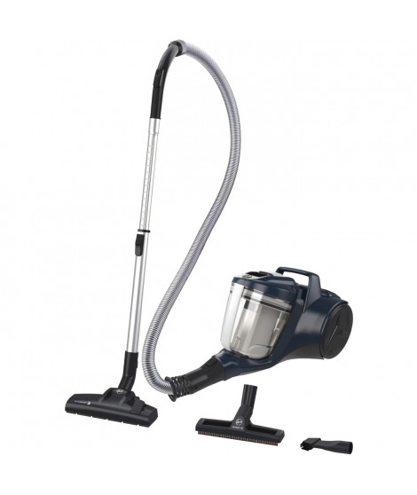 Aspirateur traineau sans sac - HOOVER - HP110HM - 700 W - 78 dBA - 2 L - Bleu