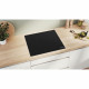 Table de cuisson vitrocéramique - BOSCH SER4 - PKF611BB8H - 6600 W - Zone double - Noir