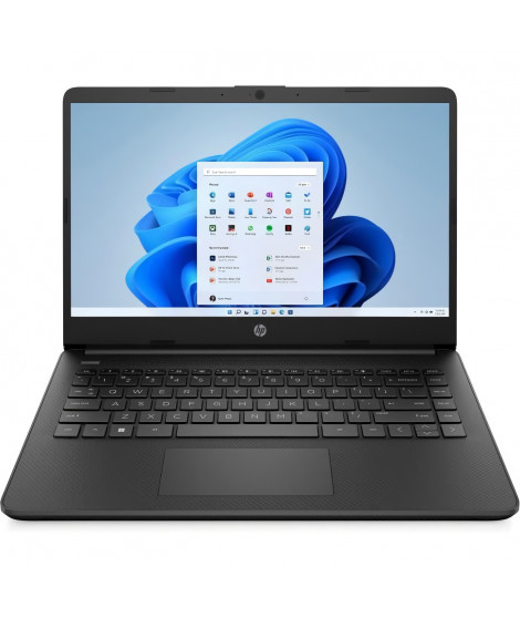 PC Portable HP 14s-dq0020nf - 14 HD - Celeron N4120 - RAM 4Go - Stockage 64Go - Windows 11 - AZERTY