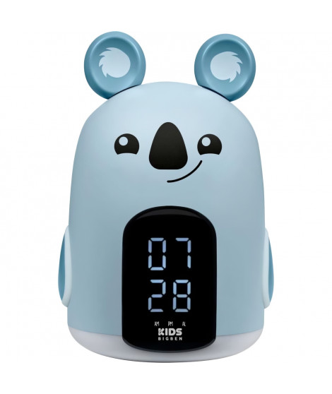 Réveil veilleuse - BIGBEN - Forme koala - Affichage LED, 3 mélodies, Intensité réglable, Alim. 230V