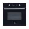 Four encastrable pyrolyse - Chaleur tournante - CONTINENTAL EDISON - CEF65PB - Noir et inox - L59,5 x H59,6 x P 54,68 cm