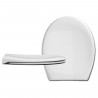 CEDO Abattant Pebble Beach blanc  46x38,3x4,9cm