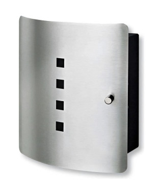 Armoire a clés BURG-WÄCHTER QUAD 6204/10 Ni - Fermeture magnétique et porte en acier inoxydable