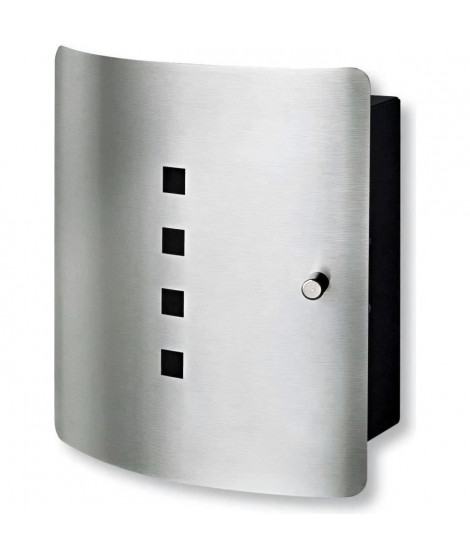 Armoire a clés BURG-WÄCHTER QUAD 6204/10 Ni - Fermeture magnétique et porte en acier inoxydable