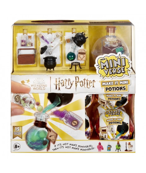 Miniverse - Harry Potter - Boîte complete avec les 15 minis potions a créer - Jeu de loisir créatif - 8 ans et plus - Non com…
