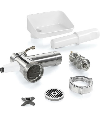 Accessoire hachoir a viande - BOSCH - MUZS2FWW - Blanc - Acier satin