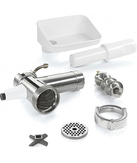 Accessoire hachoir a viande - BOSCH - MUZS2FWW - Blanc - Acier satin
