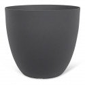 Pot de fleurs - GARDEN ID - Phoenix Anthracite - 60 x 56 cm - 100% Recyclé et Recyclable - Résistant au Gel et UV - Pour Exté…
