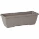 Jardiniere - GARDEN ID Teramo - Taupe 60 cm - Solidité - Réserve d'eau intégrée - Recyclé & 100% recyclable - Volume pour pla…