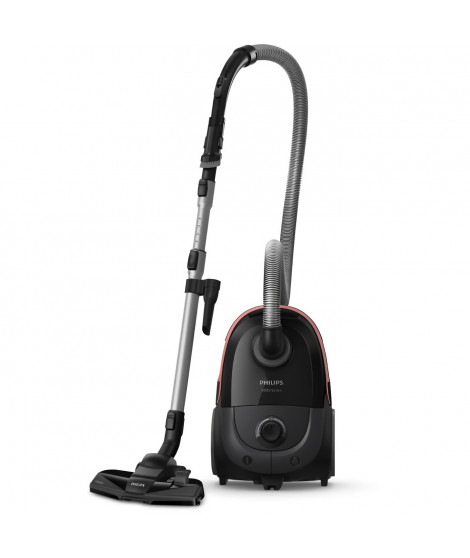 Aspirateur traineau avec sac - PHILIPS - XD5123/10 - 900 W - 4 L - Noir