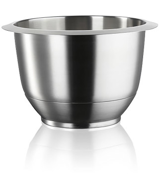 Bol inox - BOSCH - MUZ5ER2 - Pour Kitchen machine MUM5 - 3,9 L - Jusqu'a 0,75 kg de farine + autres ingrédients (2 kg max.)