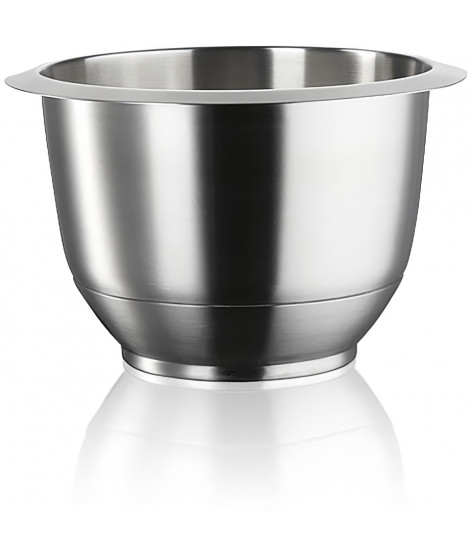 Bol inox - BOSCH - MUZ5ER2 - Pour Kitchen machine MUM5 - 3,9 L - Jusqu'a 0,75 kg de farine + autres ingrédients (2 kg max.)