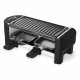 Appareil a raclette - LITTLE BALANCE - Juste nous 2 - 350 W - 2 personnes - Blanc / Noir