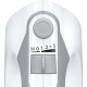 Batteur Bosch - MFQ36440 - 450 W - 5 vitesses - 2 fouets / 2 crochets pétrisseurs inox - Bol gradué avec couvercle - Blanc / …