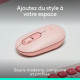 Souris - Sans fil - Logitech - Pop Mouse - Rose
