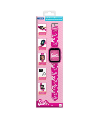 Montre avec écran couleurs Barbie avec camera et carte mémoire de 8 Go