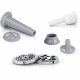 Hachoir a viande SmartPower - BOSCH - MFW2520W - 2 grilles de hachoir - Garnisseur de saucisses - Blanc