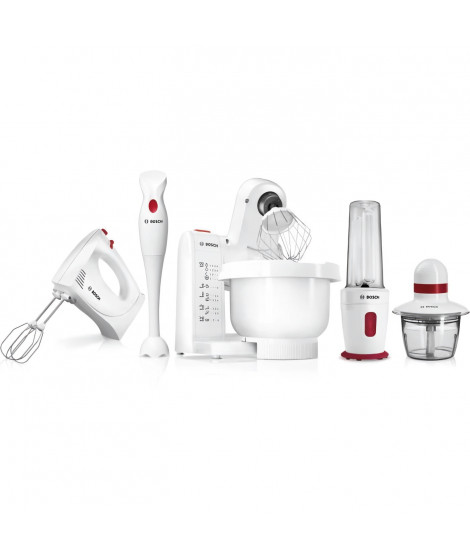 Mixeur plongeant YourCollection - BOSCH - MSMP1000 - 350 W - 1 vitesse - Blanc