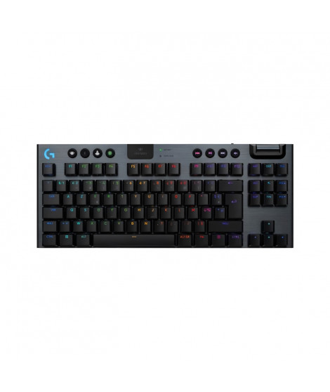 Clavier gamer - sans fil - Logitech G - G915 TKL X - Switch clicky  - AZERTY - Noir