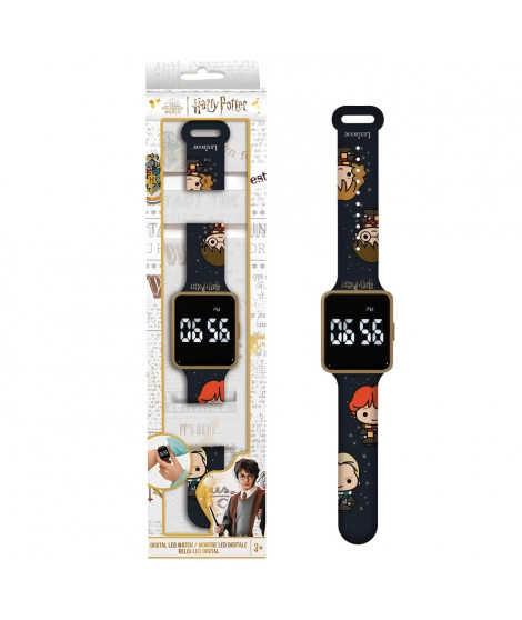 Lexibook - Harry Potter - Montre LED connectée - Bracelet ajustable