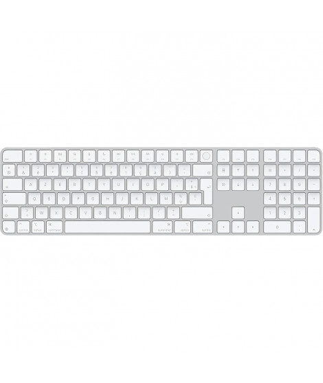 Magic Keyboard Touch ID clavier numerique avec Apple silicon - FR - Touches Blanches