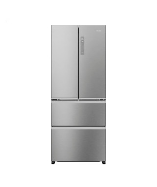 Réfrigérateur multi-portes - HAIER - HFR3718ENMM - Classe E - 402 L (262 + 140) - 37 dB - Gris
