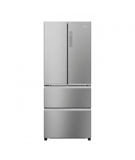 Réfrigérateur multi-portes - HAIER - HFR3718ENMM - Classe E - 402 L (262 + 140) - 37 dB - Gris