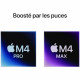 Apple - 16'' MacBook Pro M4 Pro - RAM 24Go - Stockage 512Go SSD - CPU 14 coeurs - GPU 20 coeurs - Noir sidéral