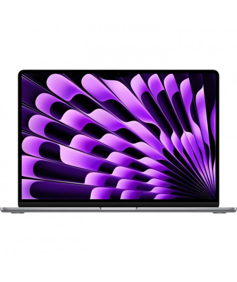 Apple - 15'' MacBook Air M3 - RAM 16Go - Stockage 256Go - CPU 8 coeurs - GPU 10 coeurs - Gris sidéral