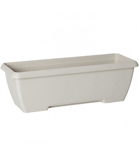 Jardiniere - GARDEN ID Teramo - Blanc 60 cm - Solidité - Réserve d'eau intégrée - Recyclé & 100% recyclable - Volume pour pla…