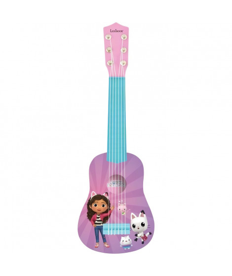 Lexibook - Ma Premiere Guitare Gabby et la maison magique - 53cm - Guide d'apprentissage inclus