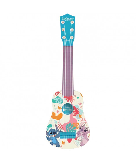 Lexibook - Ma Premiere Guitare Stitch - 53cm - Guide d'apprentissage inclus