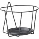 Porte Pot Mural - GARDEN ID - 21 cm Anthracite - Bonne Taille - Tout-en-Un - Robuste et Durable