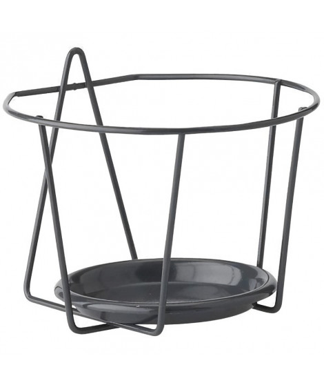 Porte Pot Mural - GARDEN ID - 21 cm Anthracite - Bonne Taille - Tout-en-Un - Robuste et Durable