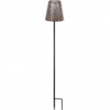 Lampe solaire - GARDEN ID Or - Ø12 h70 cm - Autonomie 6-8h - Pied stabilisateur - Bouton on/off - Sans câblage - Pile AAA.