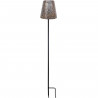 Lampe solaire - GARDEN ID Or - Ø12 h70 cm - Autonomie 6-8h - Pied stabilisateur - Bouton on/off - Sans câblage - Pile AAA.