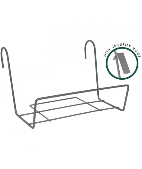 Support Balcon - GARDEN ID - 35 x 15.5 cm - Sécurisé - Taille Pratique - Conception Solide
