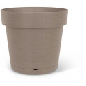 Pot a réserve d'eau - GARDEN ID Glamour - Taupe 40 cm - Surface granuleuse - Intérieur/extérieur - Design épuré - Contient du…